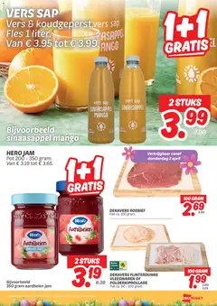 Dekamarkt folder - Voorbeeld van een folder van Dekamarkt, geldig van 31.03.2026 | Pagina: 7 | Producten: Sap, Aardbeien, Kan, Fles