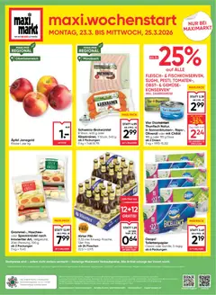 Maximarkt Flugblatt ab 19.03.2026 gültig | Seite: 24 | Produkte: Gemüse, Obst, Äpfel, Tomaten