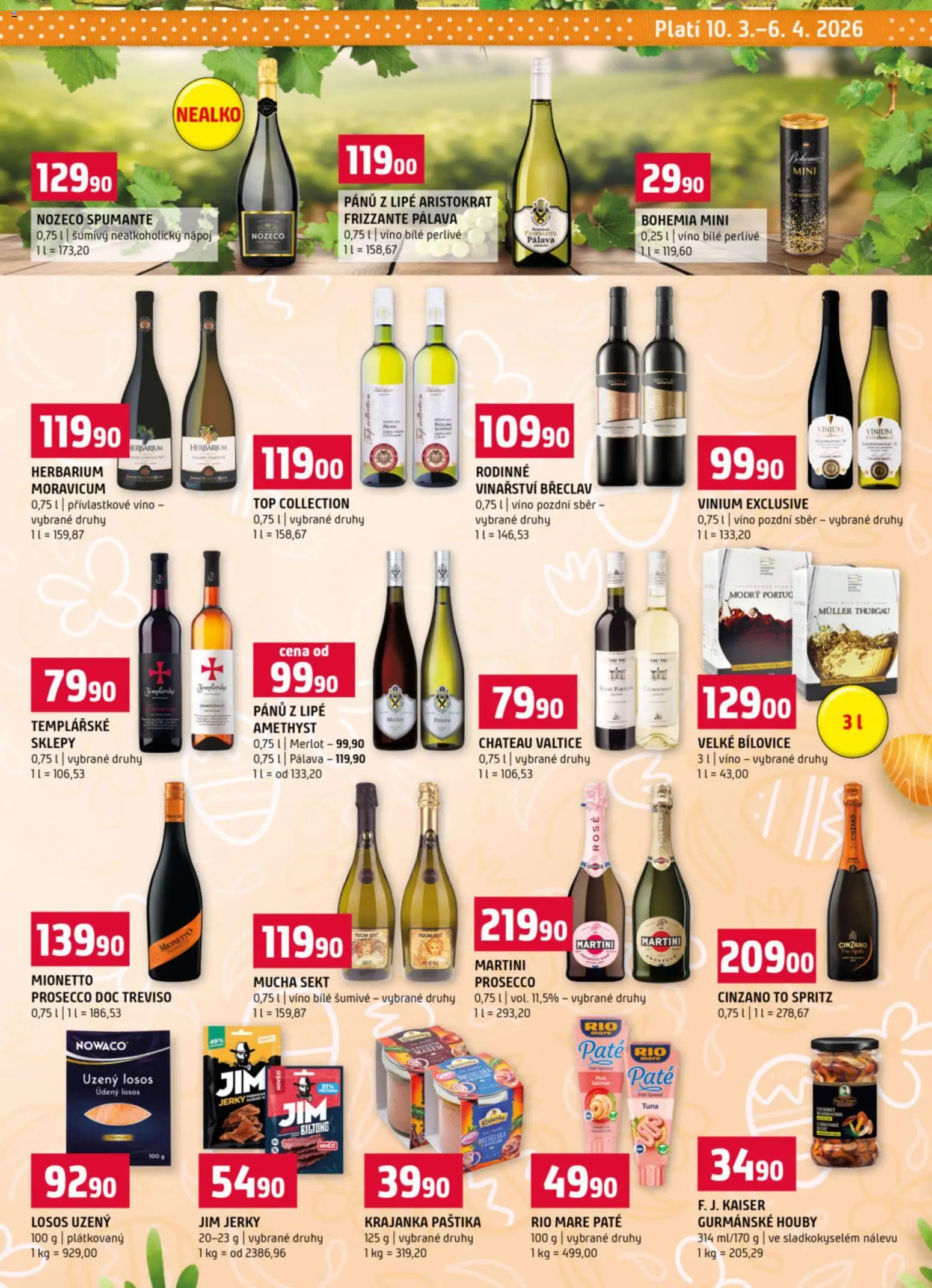 Terno leták od 25.03.2026 | Strana: 21 | Produkty: Prosecco, Losos, Paštika, Jerky