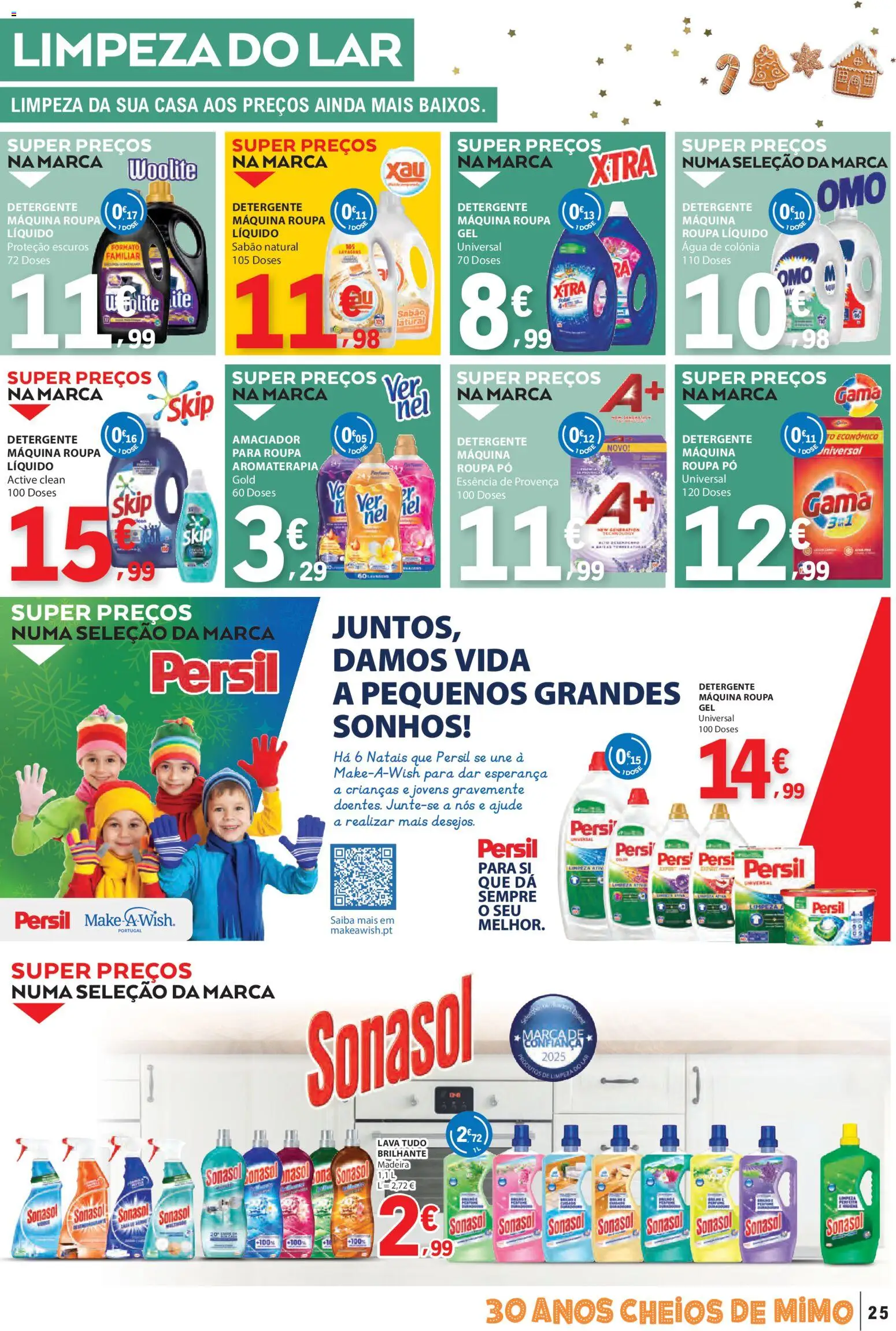 E.Leclerc folheto │ válido de 18.12.2025 | Página: 25 | Produtos: Agua, Pó, Sabão, Detergente