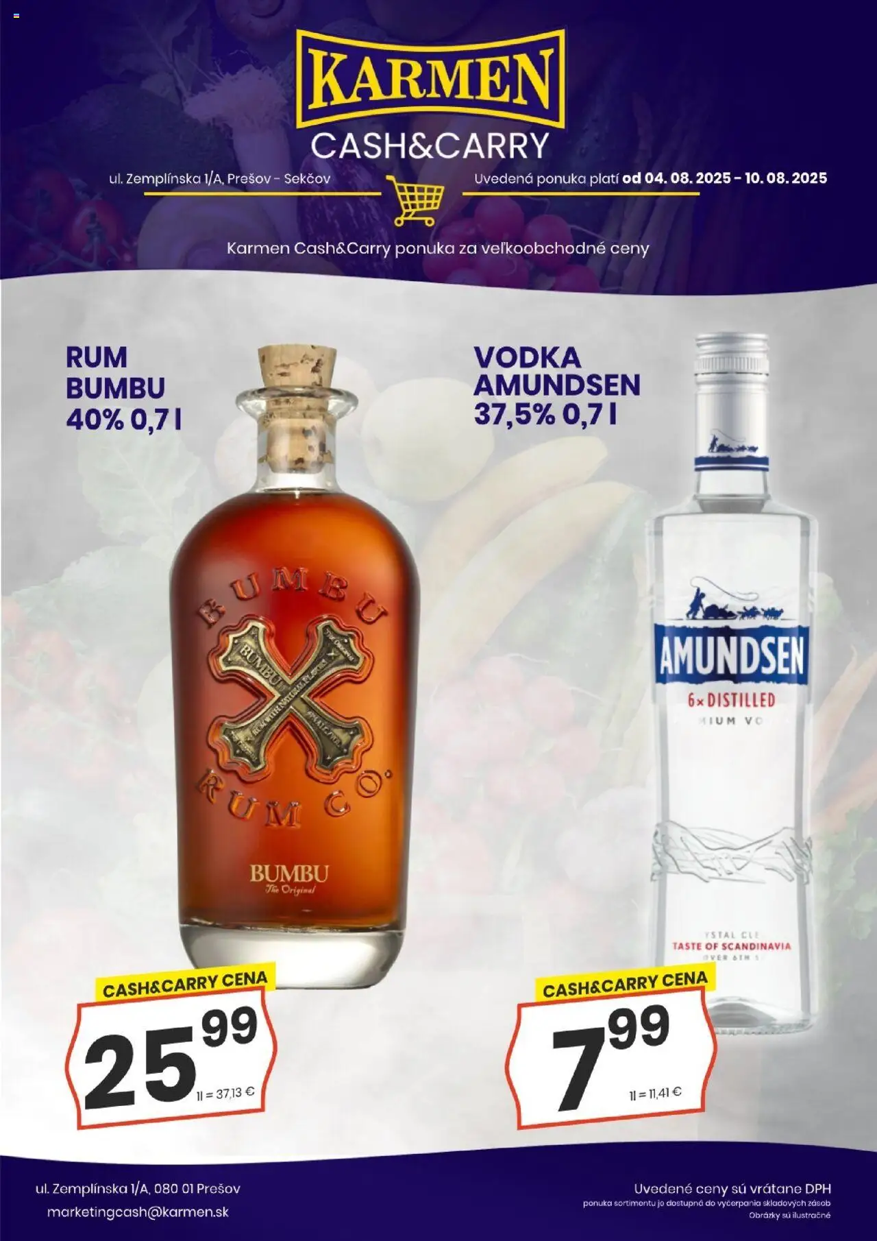 KARMEN CBA leták │ platný od 04.08.2025 | Strana: 5 | Produkty: Vodka, Rum