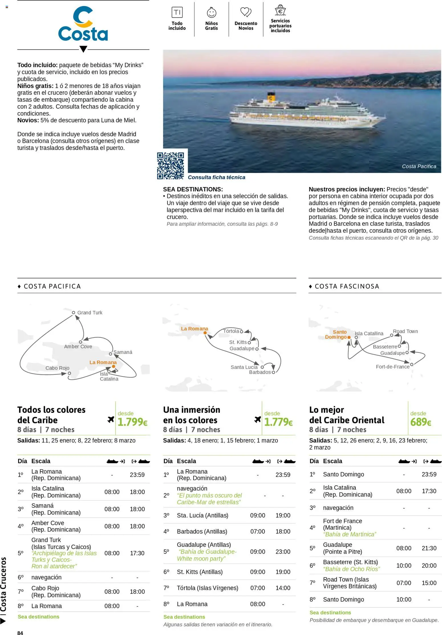 Viajes El Corte Inglés Cruceros marítimos │ válido desde el 01.01.2026 | Página: 85 | Productos: Ron, Navegación