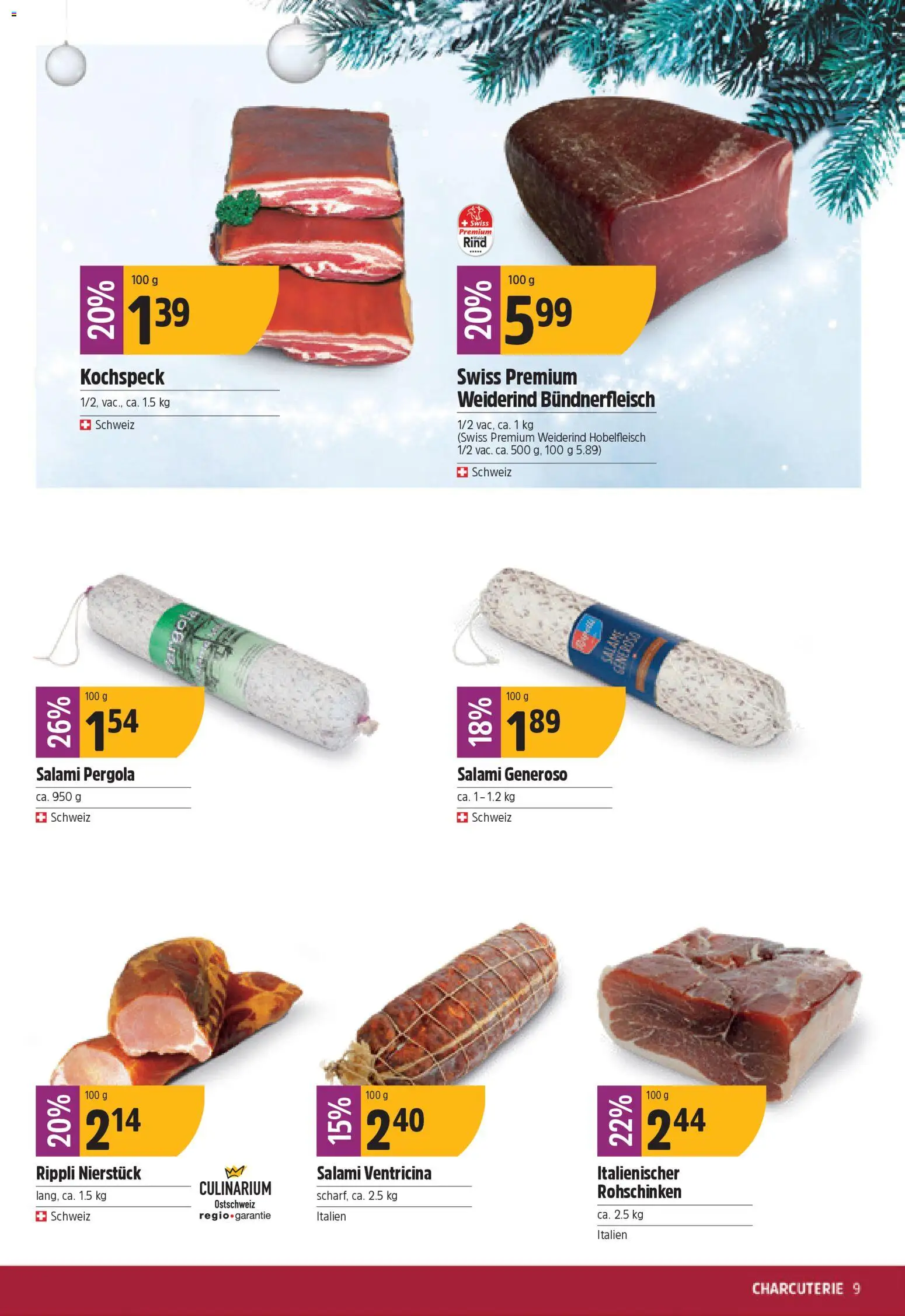 TopCC Aktionen – gültig ab 24.11.2025 | Seite: 9 | Produkte: Salami