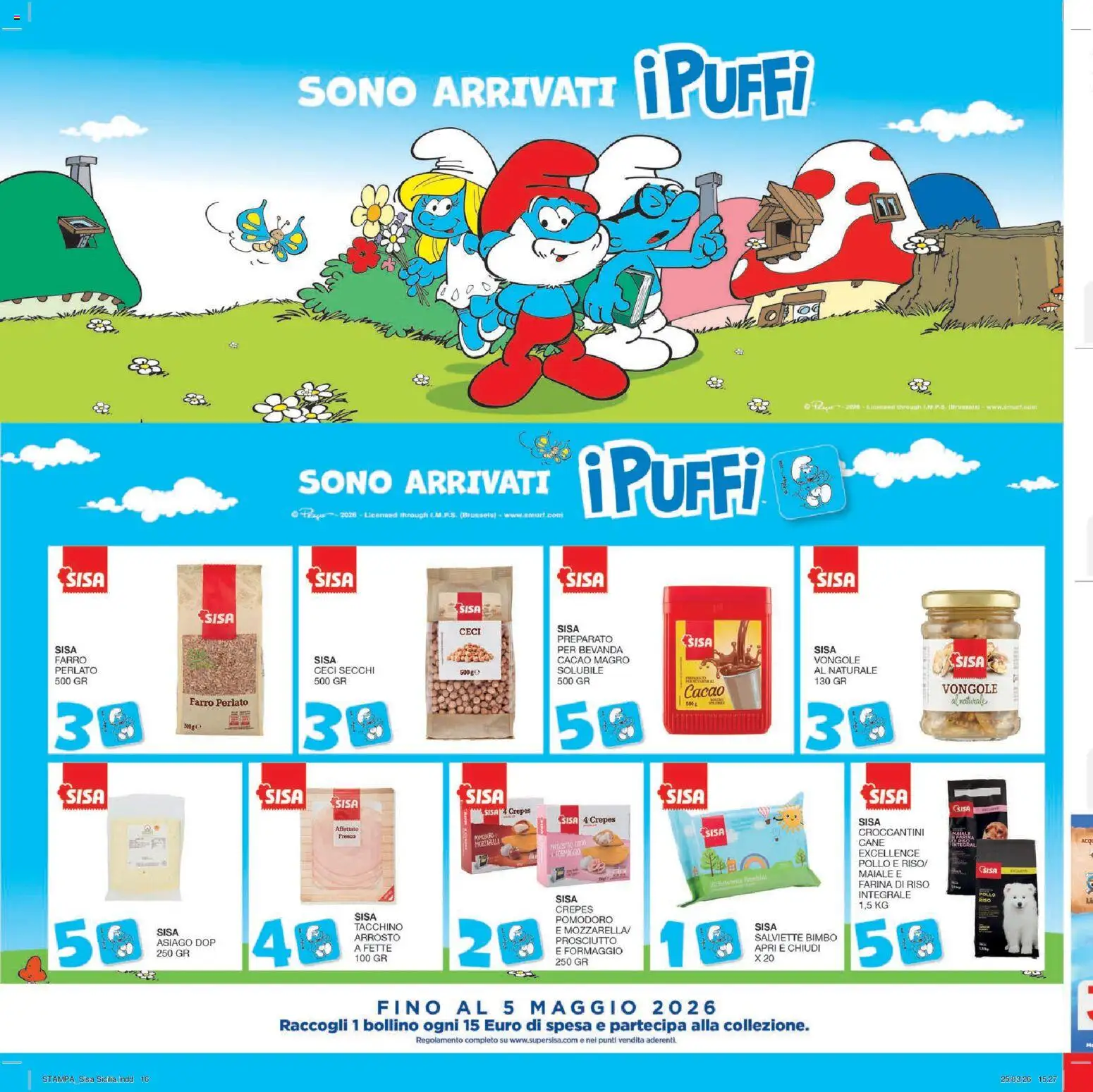 Volantino SISA del 09.04.2026 | Pagina: 16 | Prodotti: Maiale, Riso, Pomodoro, Farina