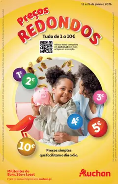 Pré-visualização Auchan - Preços Redondos válido de 13.01.2026
