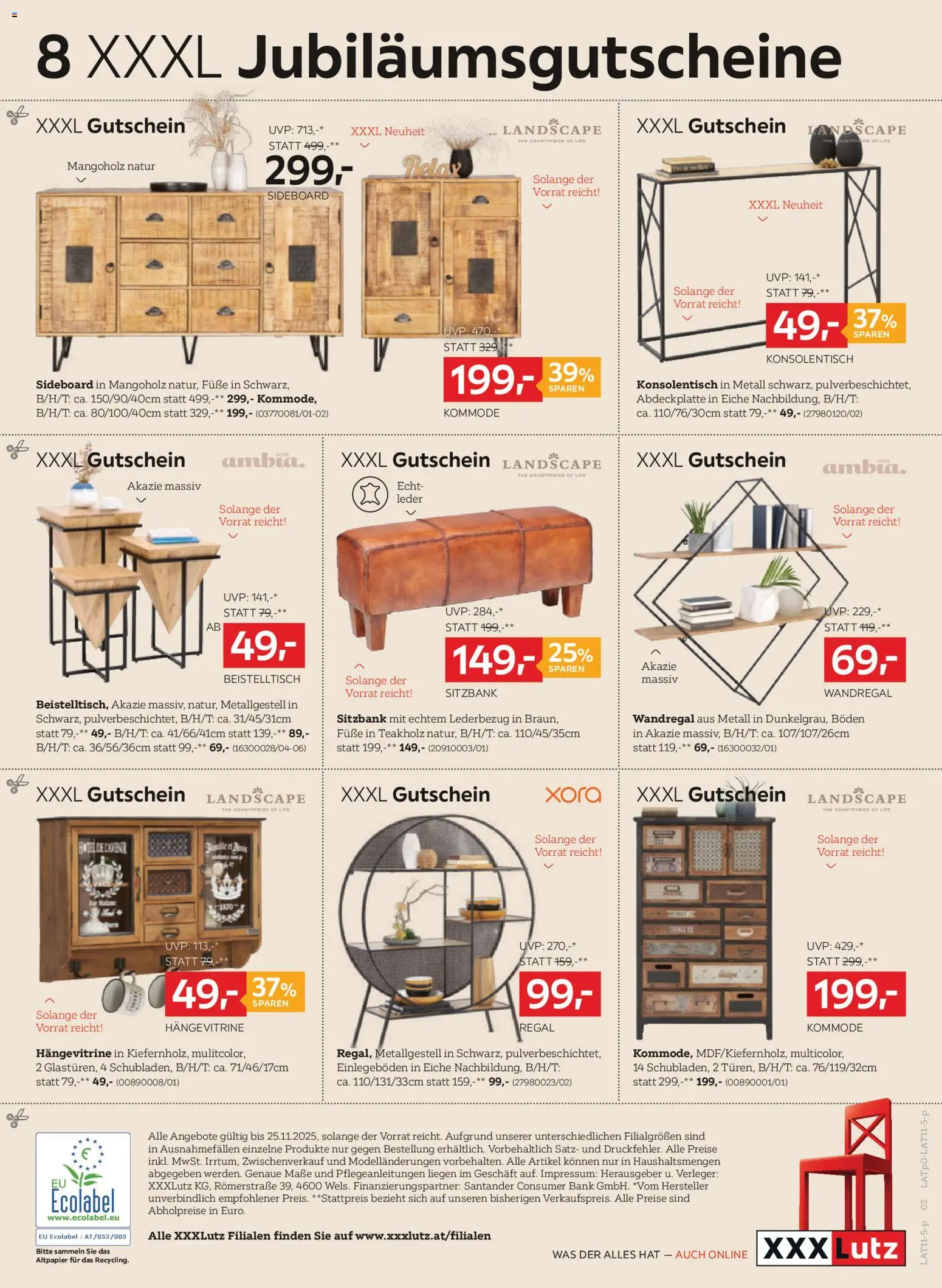 XXXLutz Kleinmöbel  gültig ab 11.11.2025 | Seite: 2 | Produkte: Kommode, Regal
