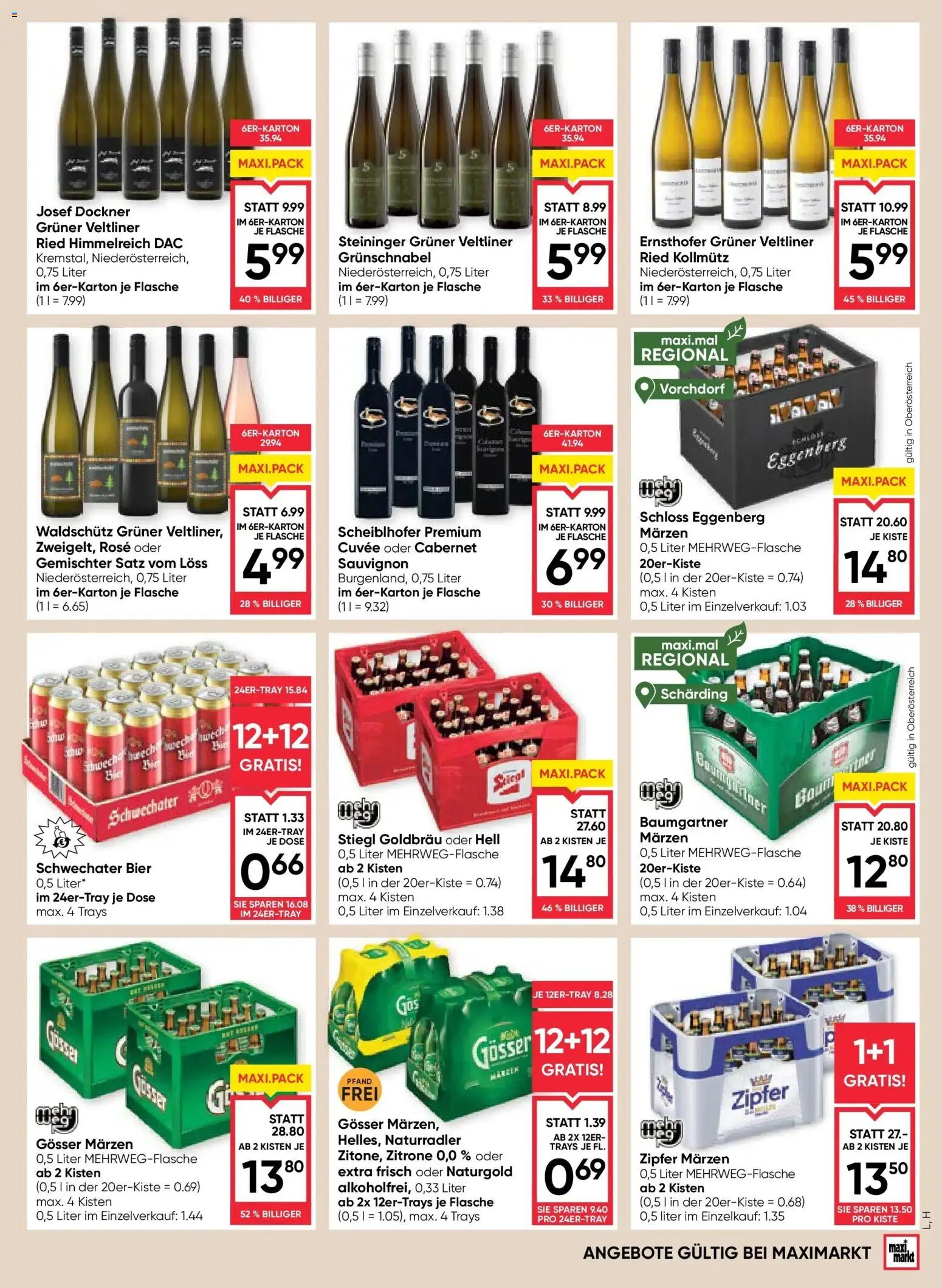 Maximarkt Haid, Linz gültig ab 18.12.2025 | Seite: 19 | Produkte: Zitrone, Bier