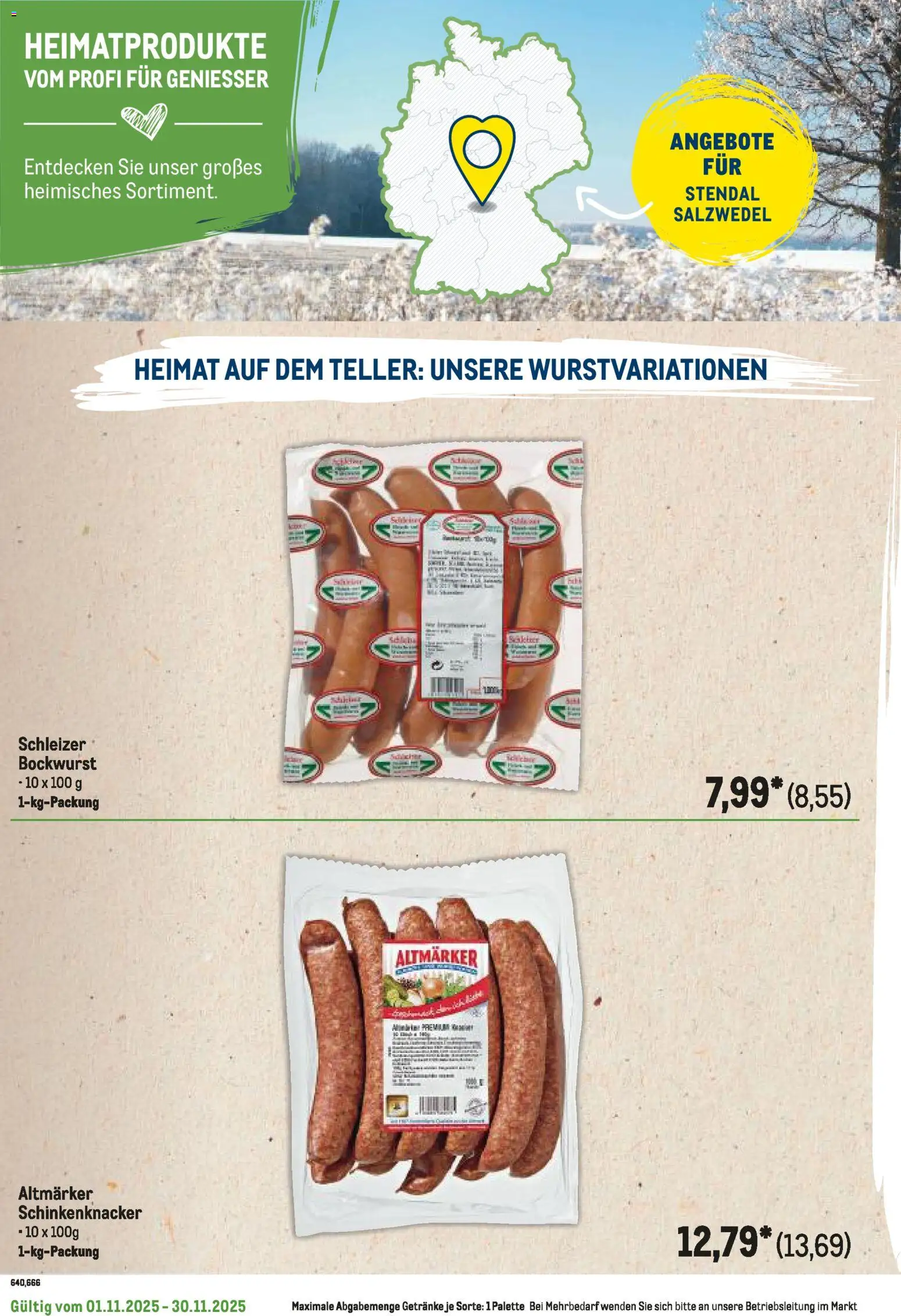 Metro Regionaler Flyer – gültig ab 01.11.2025 | Seite: 78 | Produkte: Bockwurst