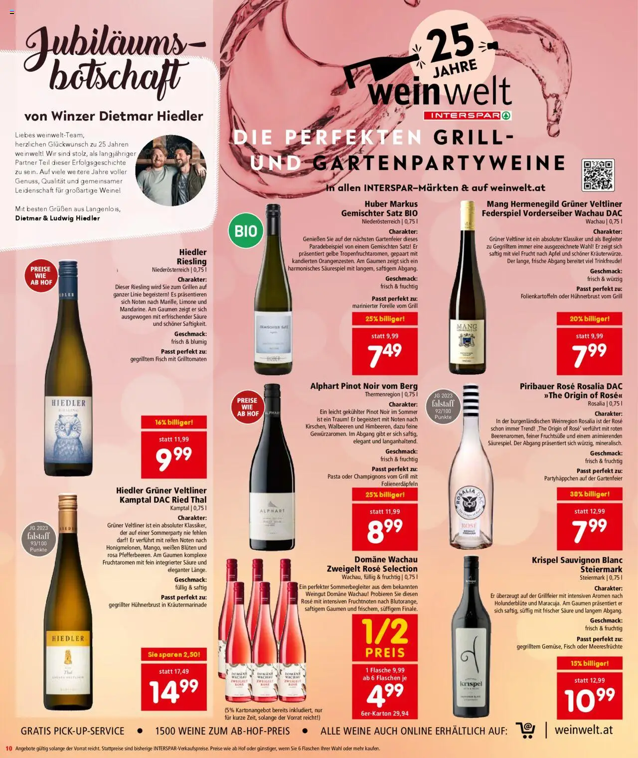 Interspar Flugblatt - Kärnten gültig ab 05.06.2025 | Seite: 10 | Produkte: Meeresfrüchte, Grill, Äpfel, Fisch