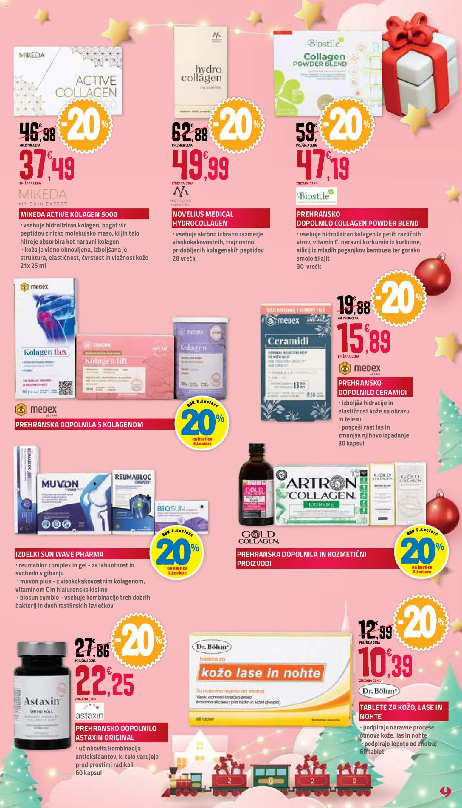 Novi E.leclerc katalog ponudbe – veljaven od 28.11.2025 | Stran: 9 | Izdelki: Prehranska dopolnila