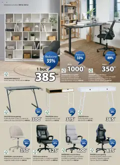 Catalog JYSK – valabil de la 04.08.2025 | Pagină: 4 | Produse: Çikolatalı gofret, Scaun, Bibliotecă, Scaun de birou