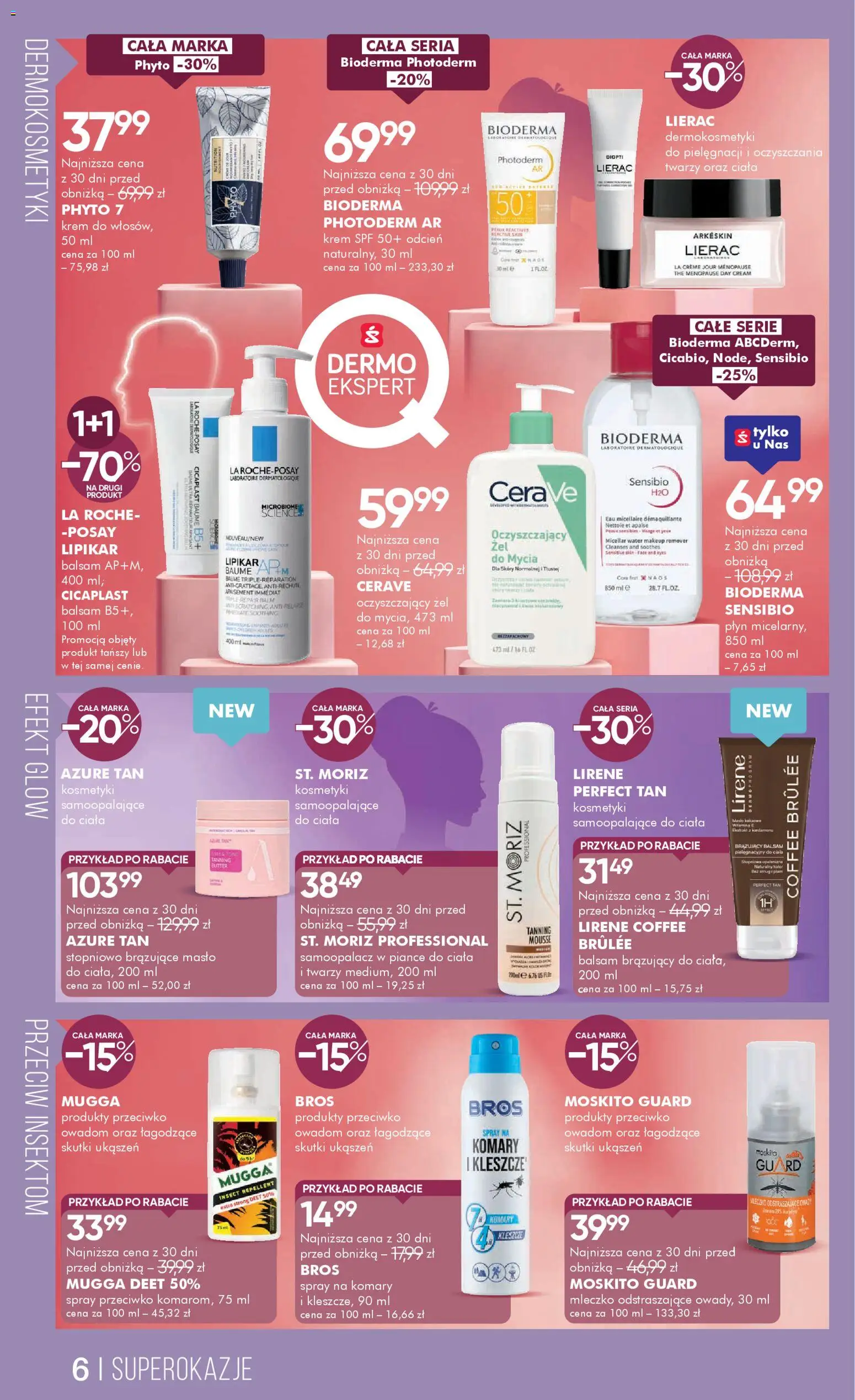 Super-pharm gazetka od 08.04.2026 | Strona: 6 | Produkty: Kosmetyki, Balsam brązujący, Masło, Krem
