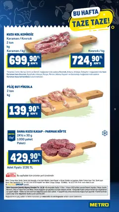 31.10.2025 tarihinden itibaren geçerli olan Metro kataloğu önizlemesi | Sayfa: 9