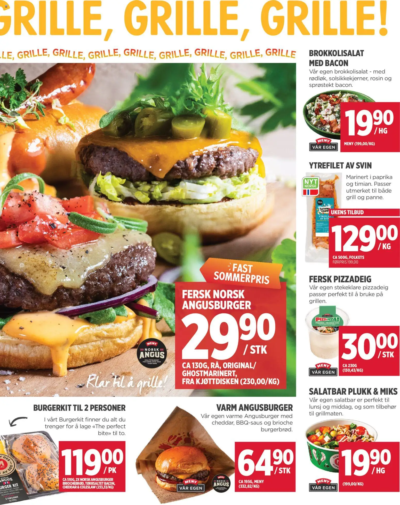 {H1} | Side: 3 | Produkter: Svin, Paprika, Grill, Кисіль