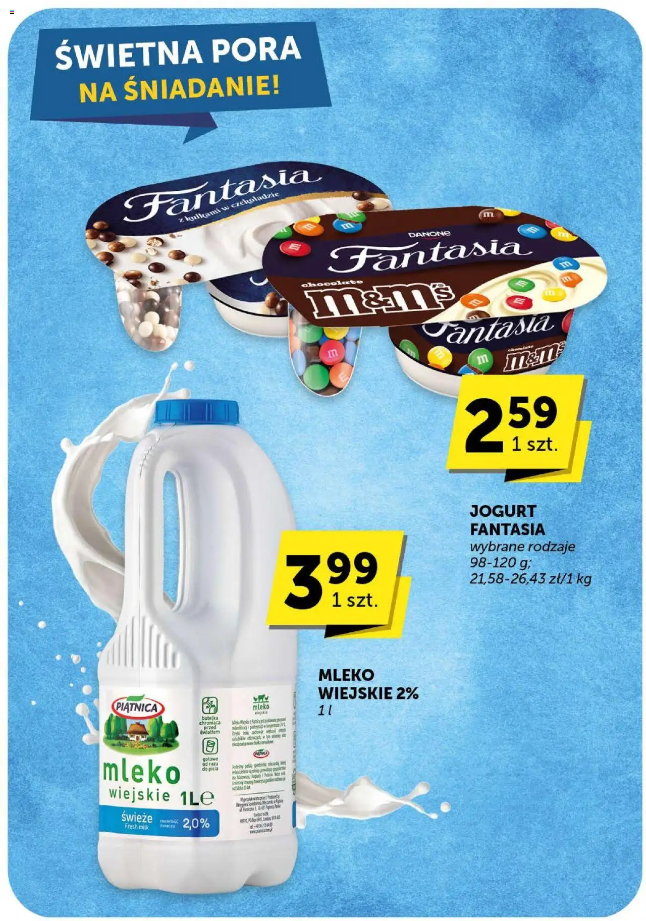 Euro Sklep Gazetka - Minimarket od 21.08.2025 | Strona: 15 | Produkty: Mleko, Jogurt