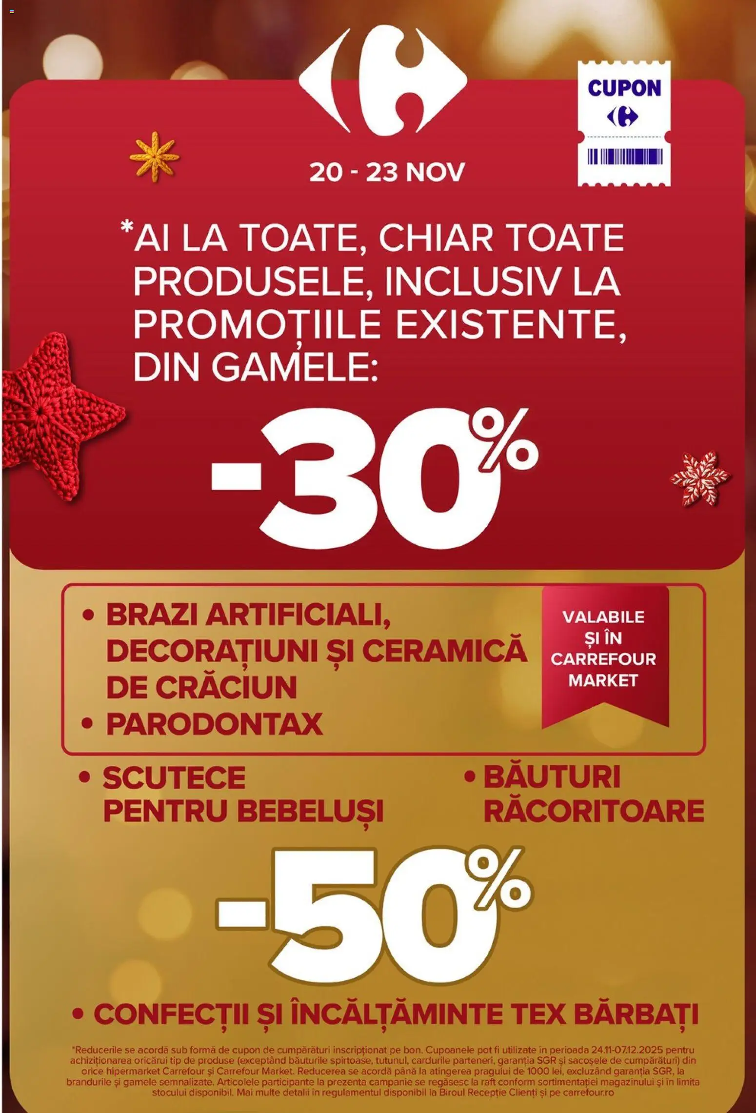Noul catalog Carrefour – valabil de la 19.11.2025 | Pagină: 2 | Produse: Raft, Bornoz takımı, Scutece