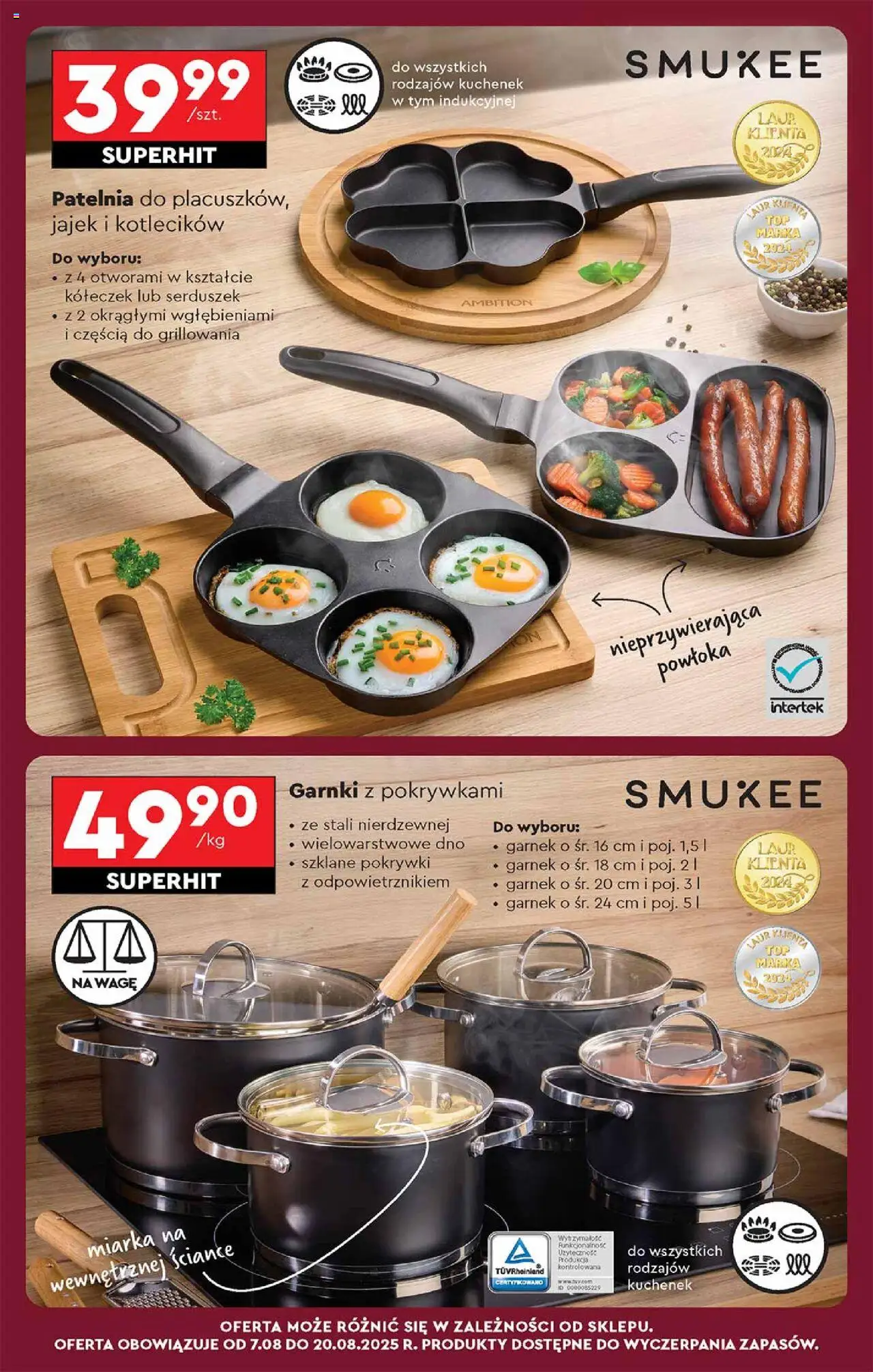 Biedronka gazetka - Oferta W tym tygodniu od 07.08.2025 | Strona: 61 | Produkty: Garnek, Garnki, Patelnia