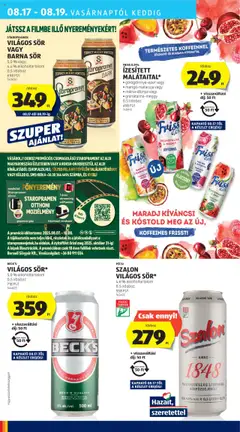 Aldi akciós ujság - amely érvényes a következő dátumtól: 14.08.2025 | Oldal: 38
