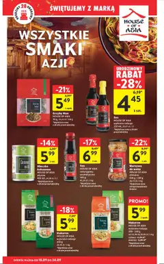 Intermarche Gazetka od 18.09.2025 | Strona: 14 | Produkty: Grzyby mun, Makaron, Warzywa, Sos