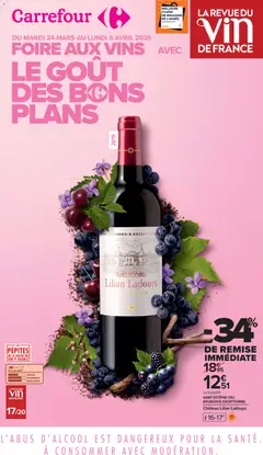 Carrefour - Prévisualisation de Carrefour Foire aux vins de printemps valide à partir de 24.03.2026