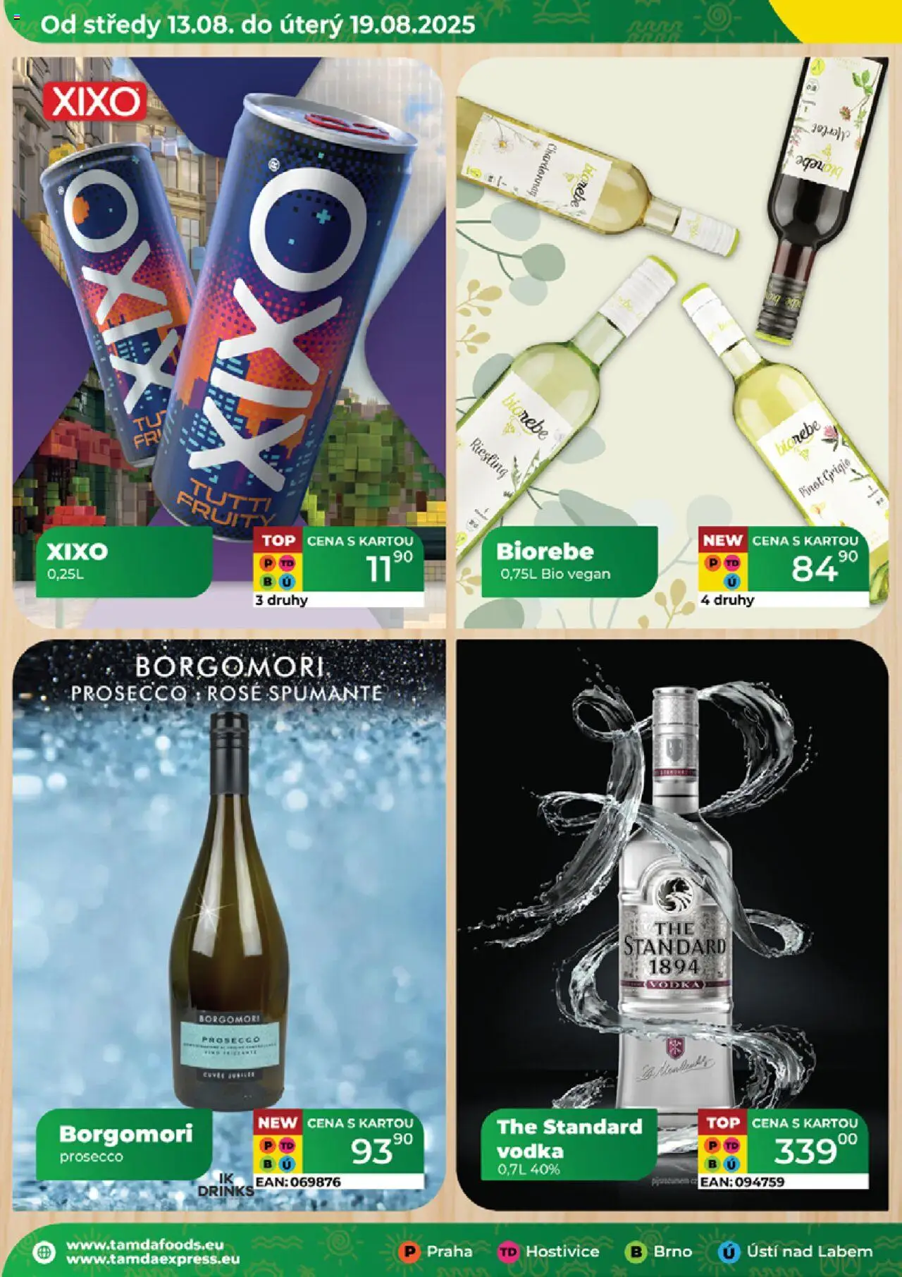 Tamda Foods leták od 13.08.2025 | Strana: 24 | Produkty: Vegan, Prosecco, Merlot, Riesling