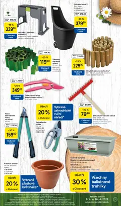 Náhled letáku Květináč Sydney, 54 cm, plastový, hnědý od 07.04.2026 | Strana: 31