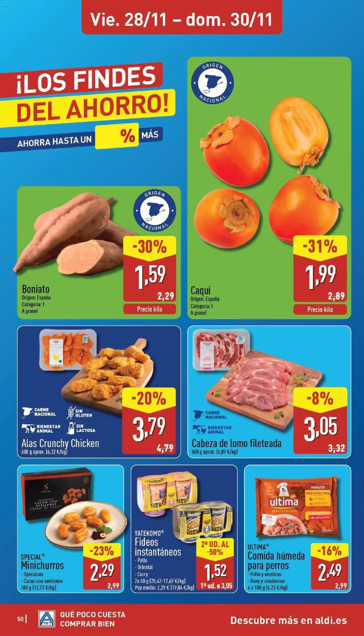 Aldi folleto Península │ válido desde el 24.11.2025 | Página: 50 | Productos: Cerdo, Fideos, Φρυγανιές σικάλεως