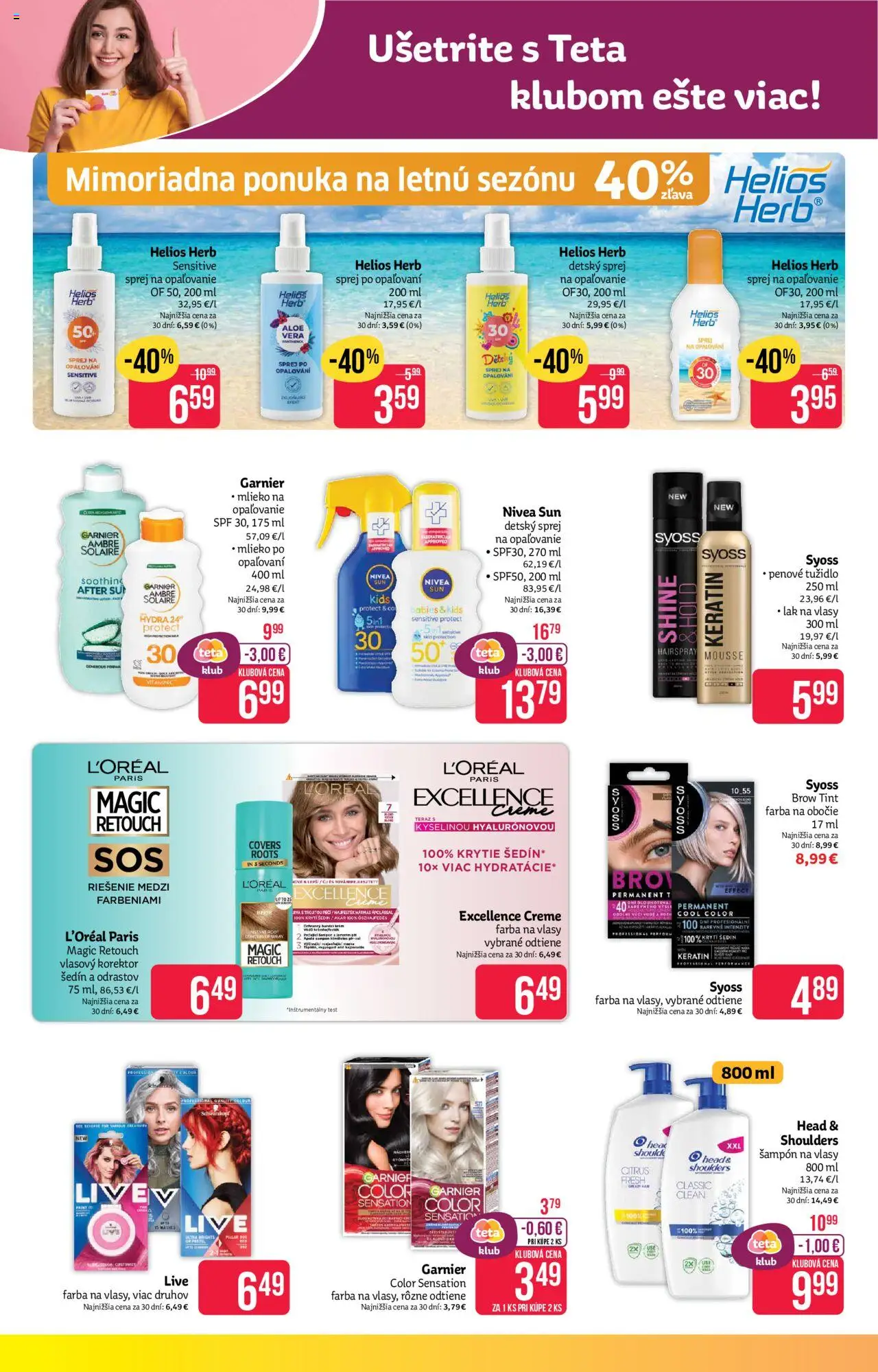 Teta drogerie leták │ platný od 21.07.2025 | Strana: 8 | Produkty: Nivea, Korektor, Šampón, Lak na vlasy