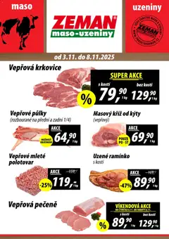 Náhled letáku Prodejny Zeman leták od 03.11.2025