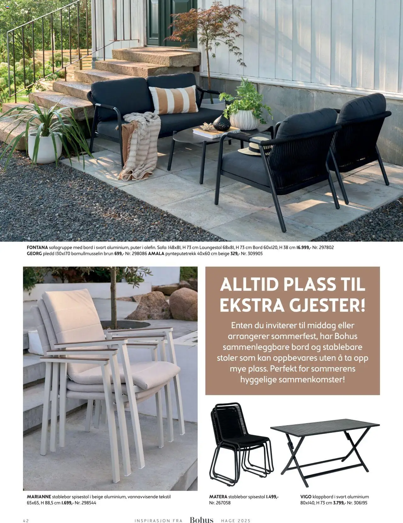  | Side: 42 | Produkter: Pledd, Spisestol, Sofa, Bord