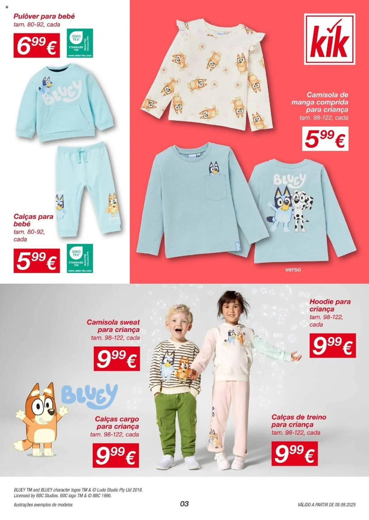 KIK - folheto  │ válido de 07.09.2025 | Página: 3 | Produtos: Calças, Camisola