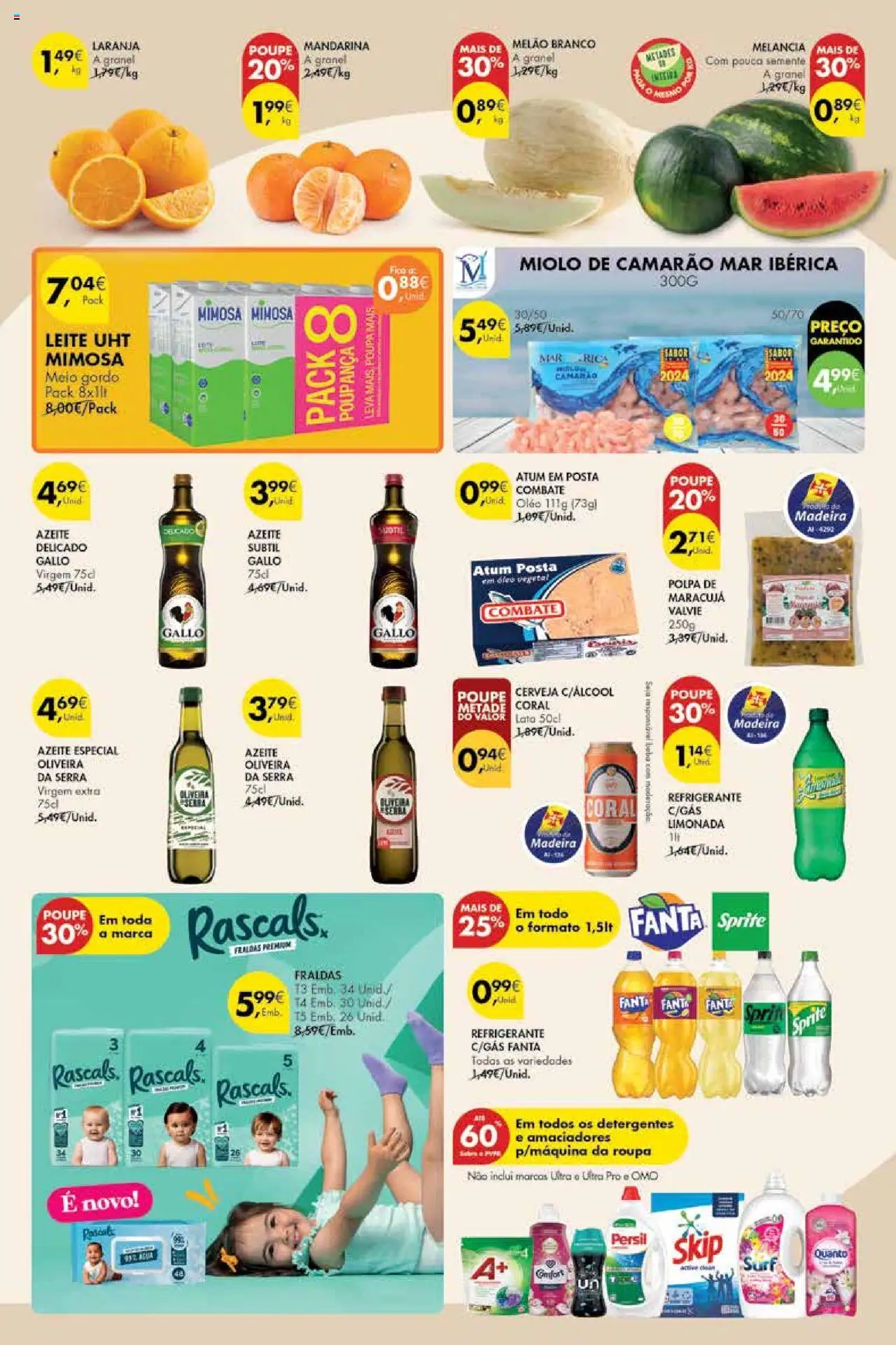 Pingo Doce Poupe este Fim de Semana Madeira │ válido de 03.10.2025 | Página: 2 | Produtos: Azeite, Fraldas, Óleo, Soda