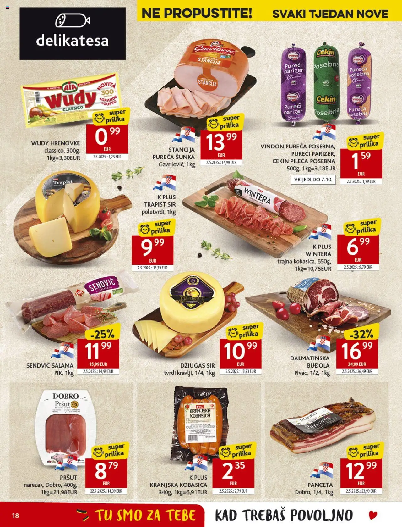 Konzum HR akciós ujság - amely érvényes a következő dátumtól: 24.09.2025 | Oldal: 18