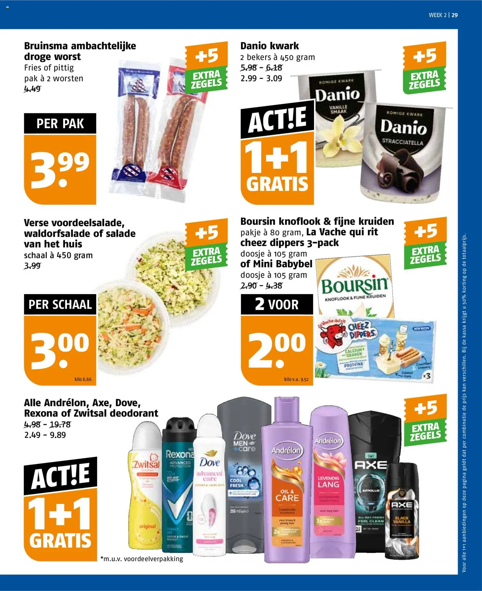 {H1} | Pagina: 29 | Producten: Kan, Kwark, La, Knoflook