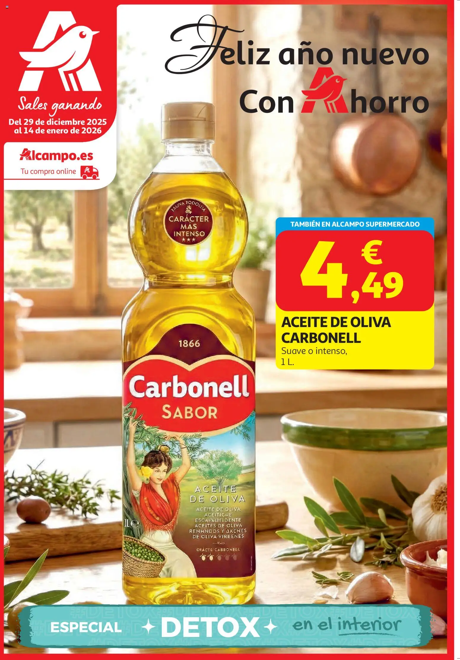 Alcampo - Hg Unico │ válido desde el 29.12.2025 | Página: 1 | Productos: Aceite, Aceite de oliva