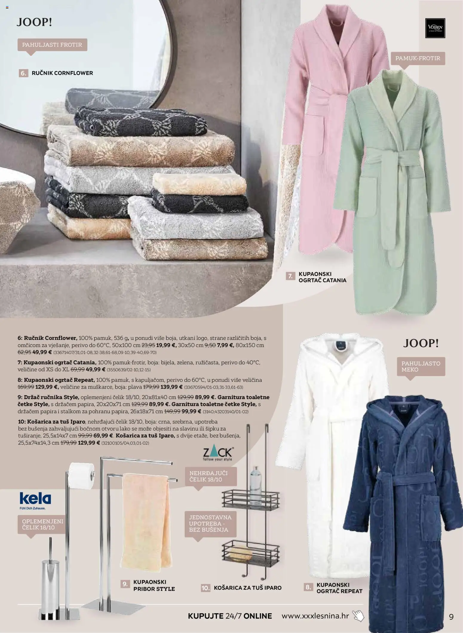 Lesnina katalog | vrijedi od 02.02.2026 | Stranica: 9 | Proizvodi: Tuš, Ručnik