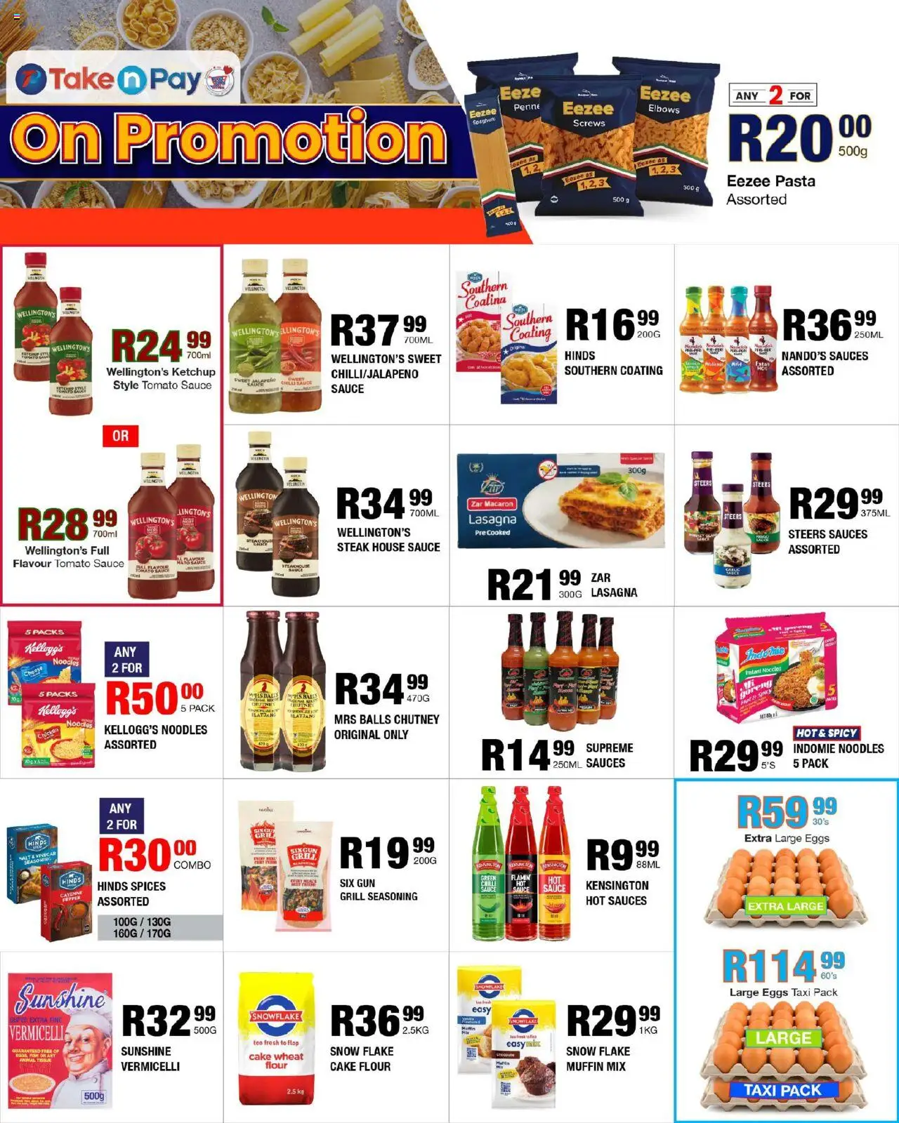 Take n Pay - Specials │ valid from 25.08.2025 | Page: 2 | Products: Chicken, Noodles, Seasoning, Pepper