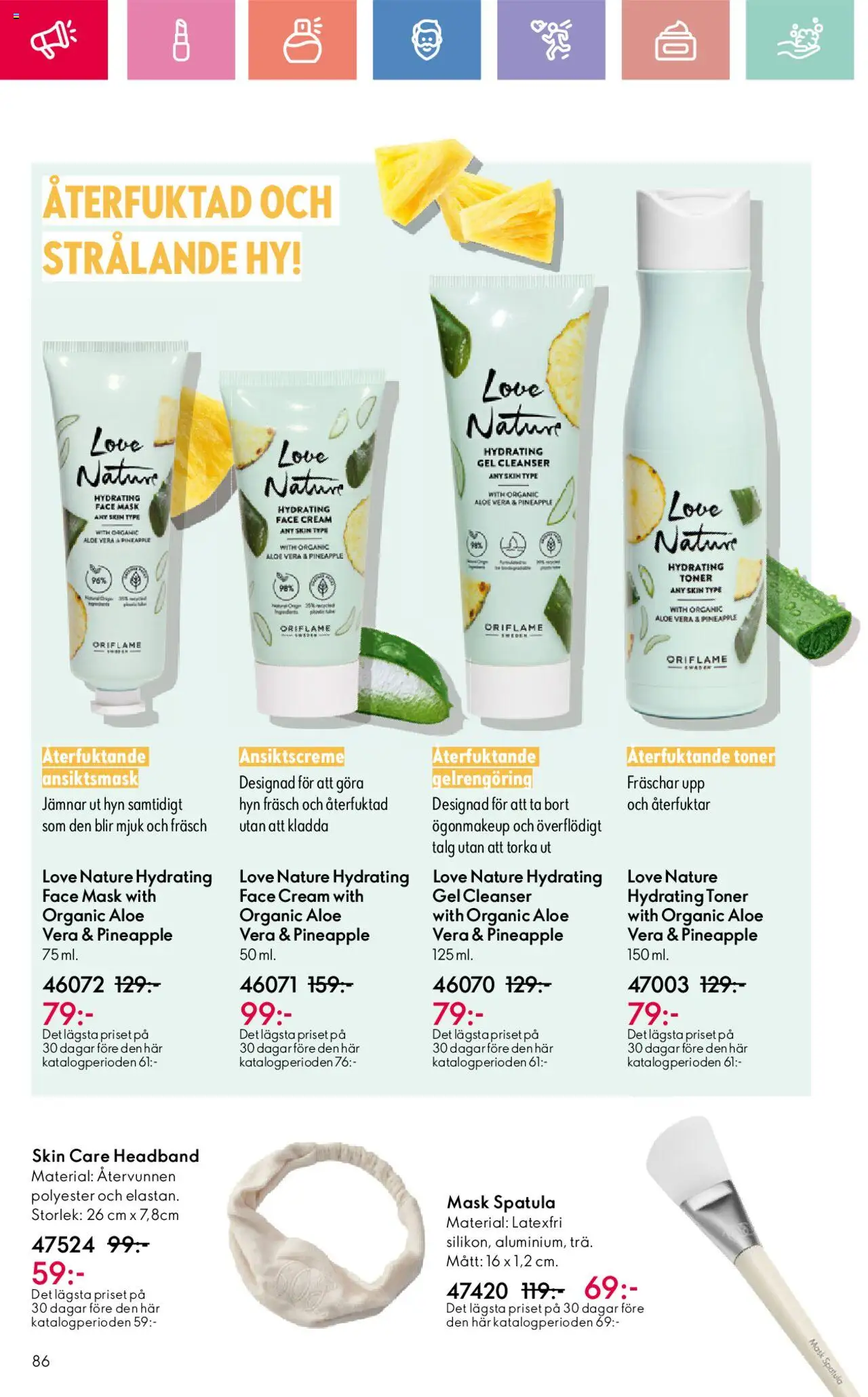 Oriflame reklamblad aktuell från 01.06.2025 | Sida: 86 | Produkter: Mask, Ansiktsmask