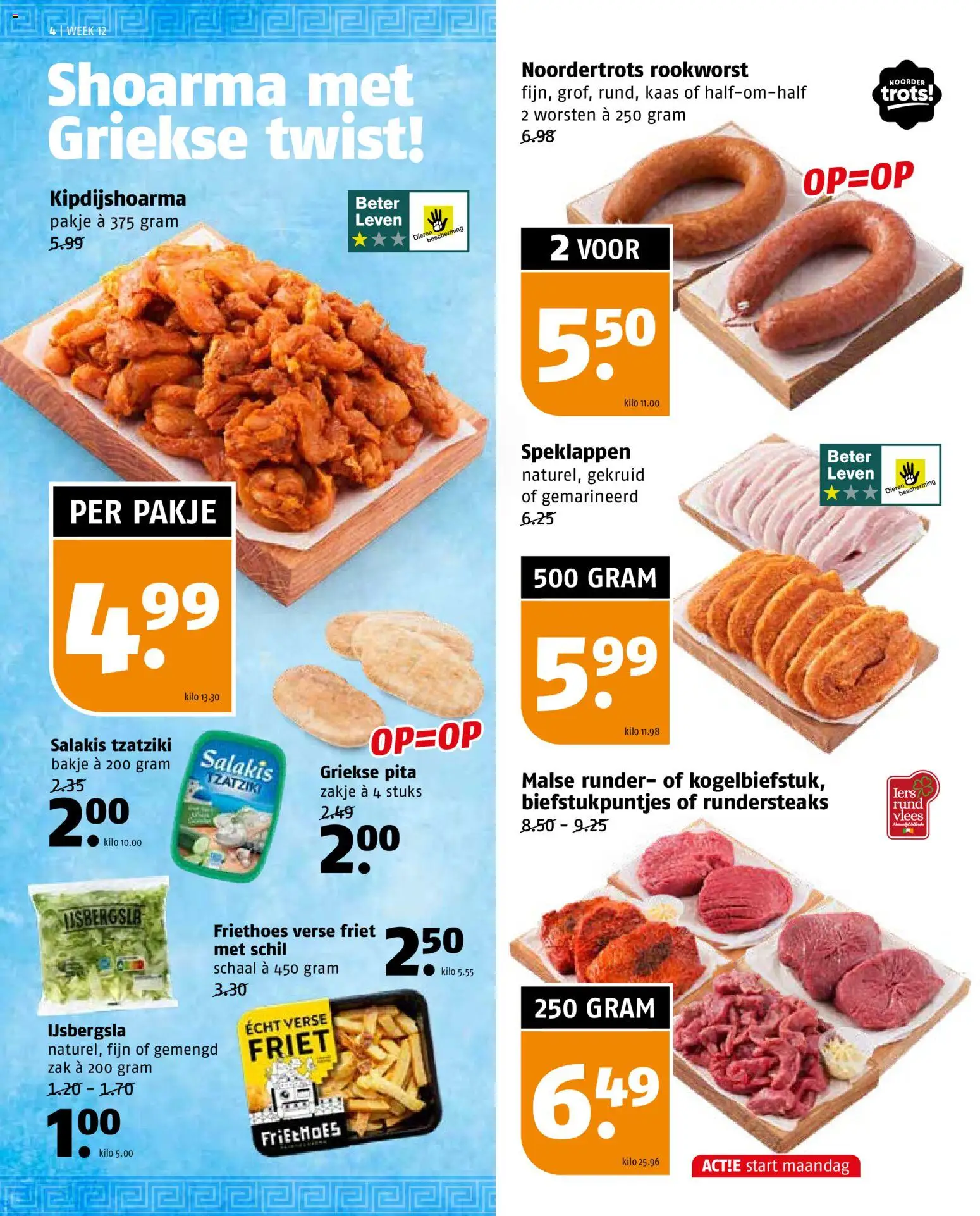 {H1} | Pagina: 4 | Producten: Kisperec, Schaal, Friet, Zak