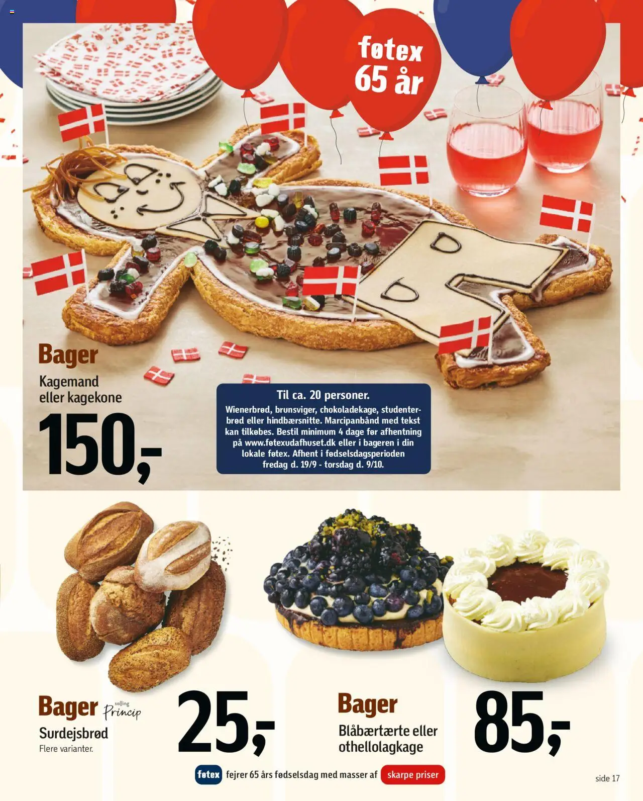 Føtex tilbudsavis – gyldig fra 19.09.2025 | Side: 17 | Produkter: Brød