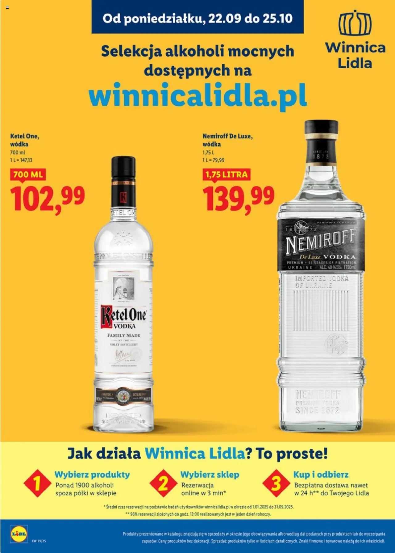 Lidl Katalog alkoholi mocnych od 22.09.2025 | Strona: 24 | Produkty: Vodka, Wódka