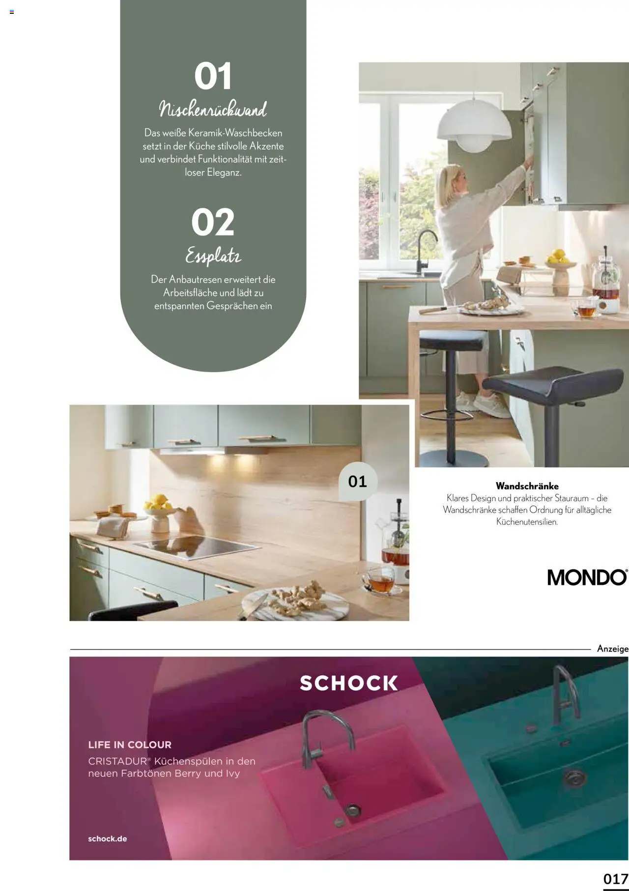 Ostermann Mondo Küchenmagazin – gültig ab 26.05.2025 | Seite: 17 | Produkte: Küche