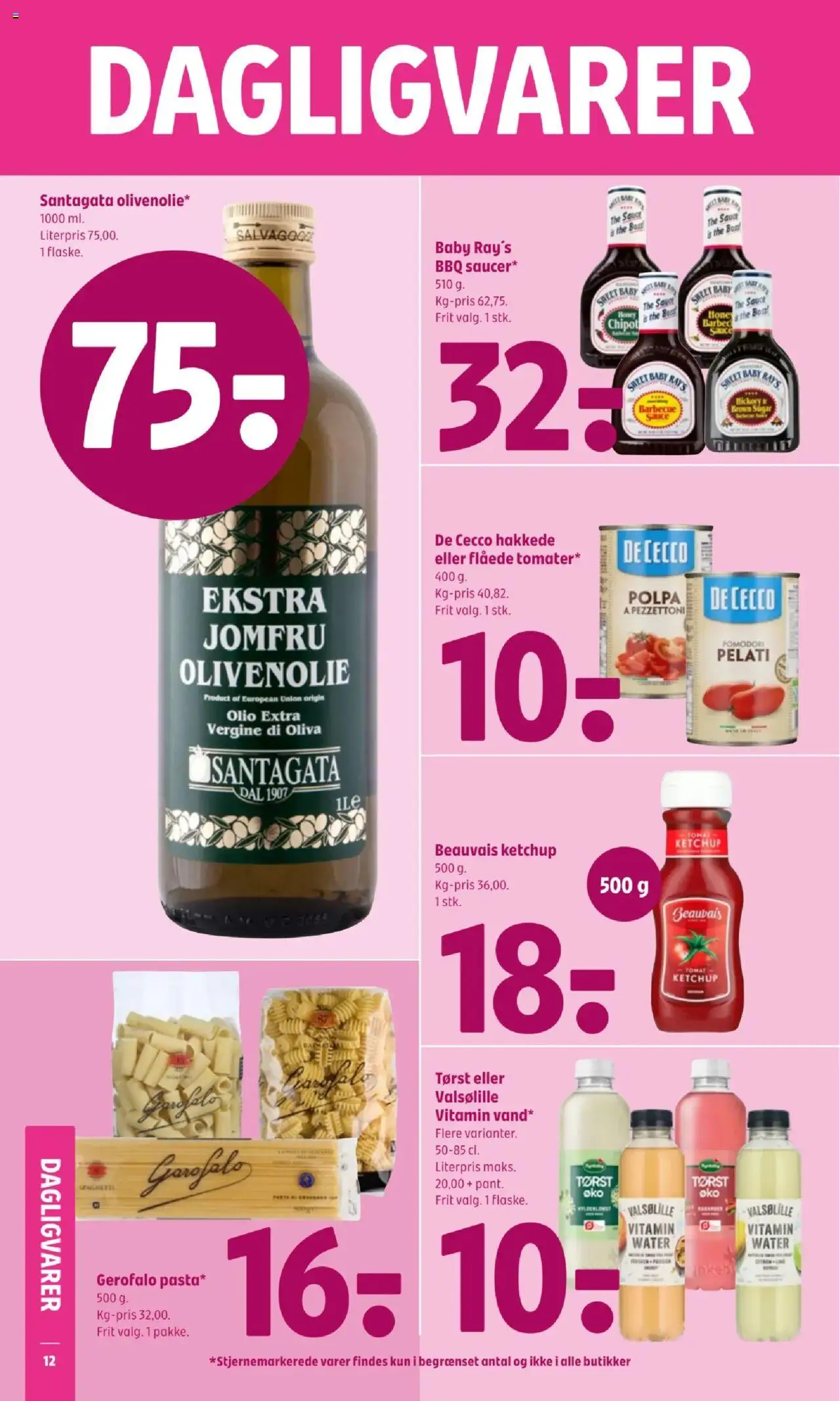 Coop 365 tilbudsavis – gyldig fra 18.09.2025 | Side: 12 | Produkter: Pasta, Ketchup, Olivenolie