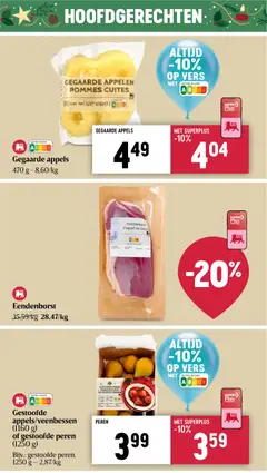 Eendenborst, Eendenborst - Voorbeeld van een folder van Delhaize, geldig van 18.12.2025 | Pagina: 20 | Producten: Appels, Appelen