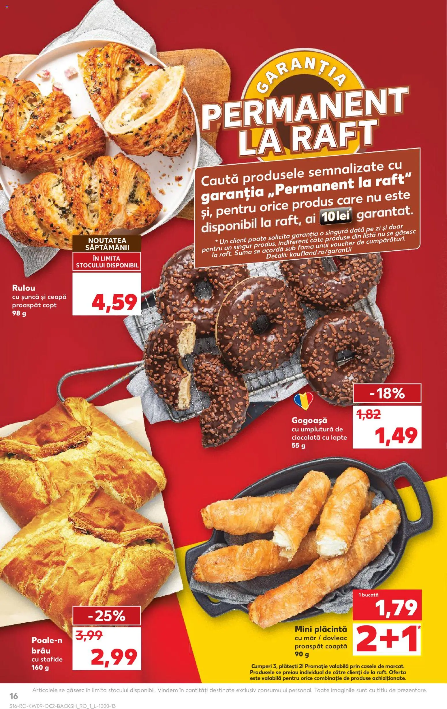 Noul catalog Kaufland – valabil de la 25.02.2026 | Pagină: 16 | Produse: Divan, Raft, Ciocolată, Ceapă