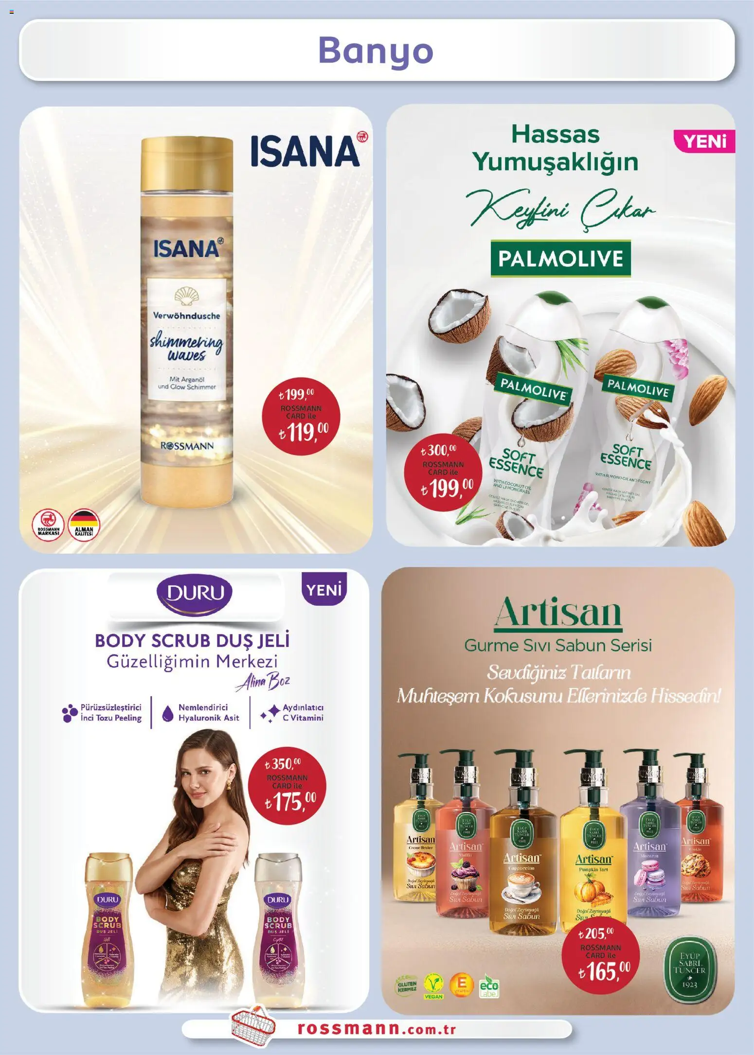 Rossmann - Kasım Kişisel Bakım Kataloğu - 30.10.2025 tarihinden itibaren geçerlidir | Sayfa: 16 | Ürünler: Banyo, Duş, Peeling, Duş jeli