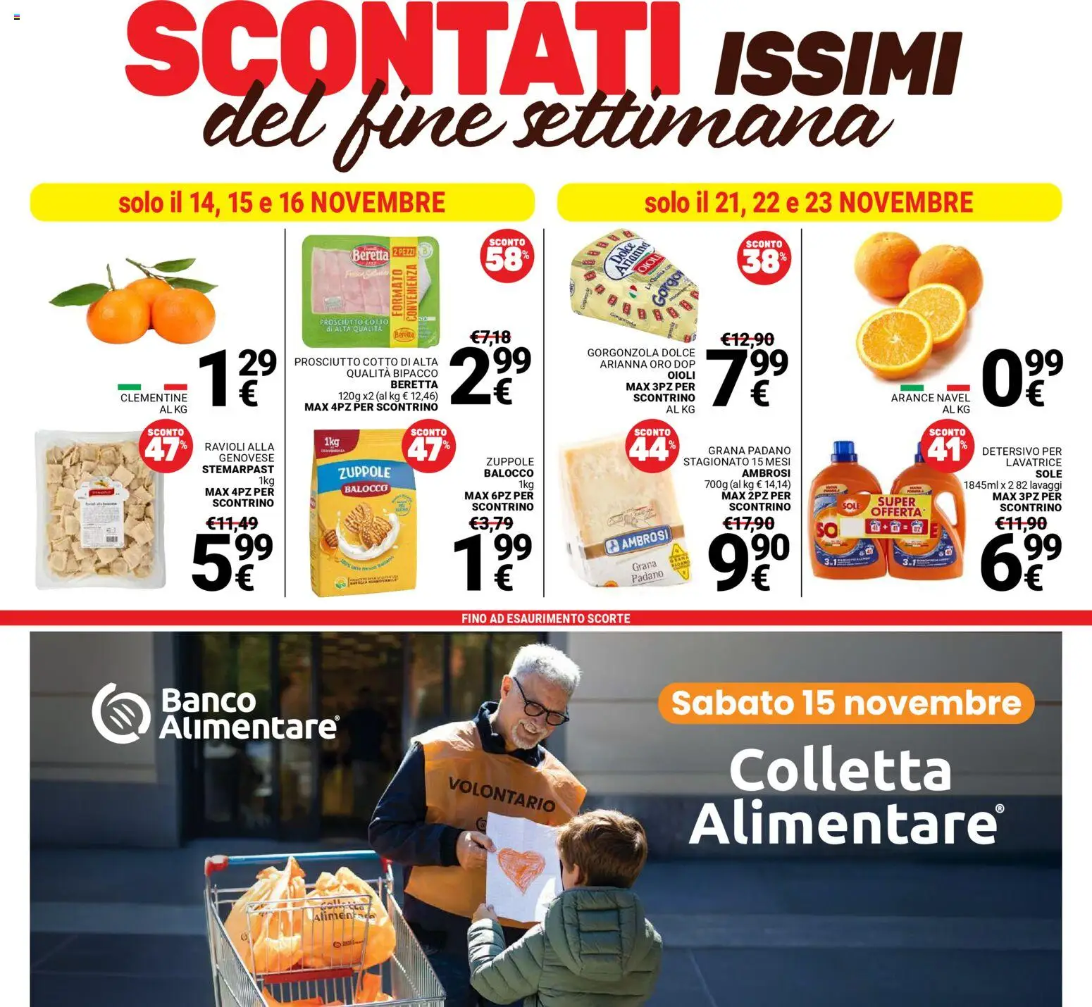 Volantino Gulliver del 11.11.2025 | Pagina: 39 | Prodotti: Prosciutto Cotto, Arance, Grana Padano, Ravioli