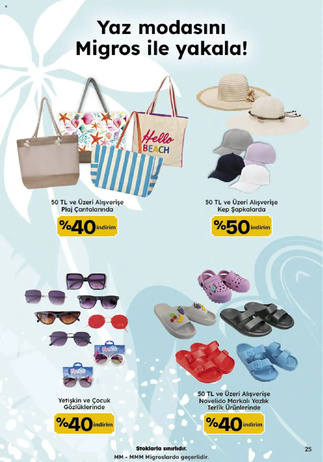 Migros Katalog - Migroskop - 21.08.2025 tarihinden itibaren geçerlidir | Sayfa: 125 | Ürünler: Terlik, Kep