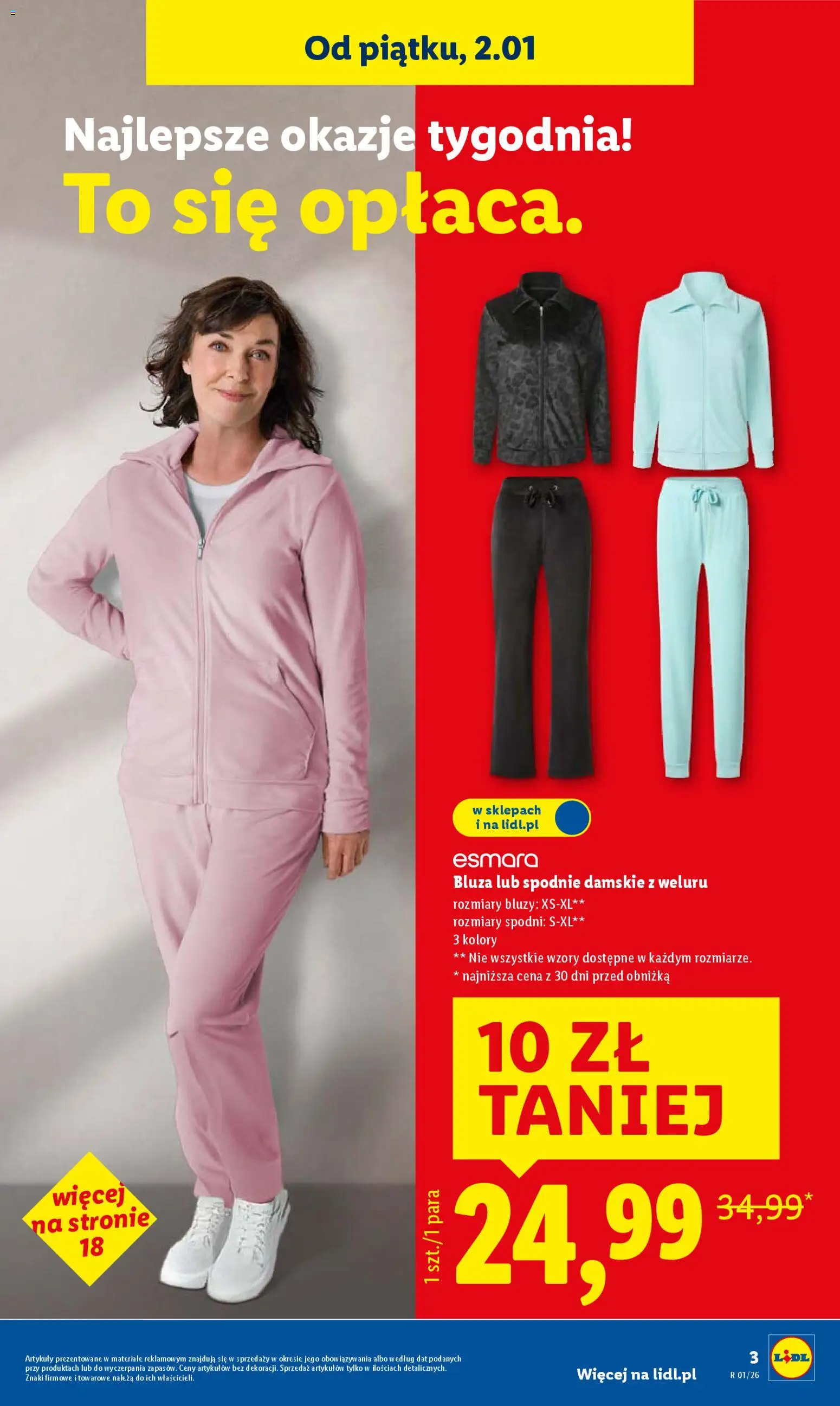 Lidl Katalog od 29.12.2025 | Strona: 3 | Produkty: Spodnie