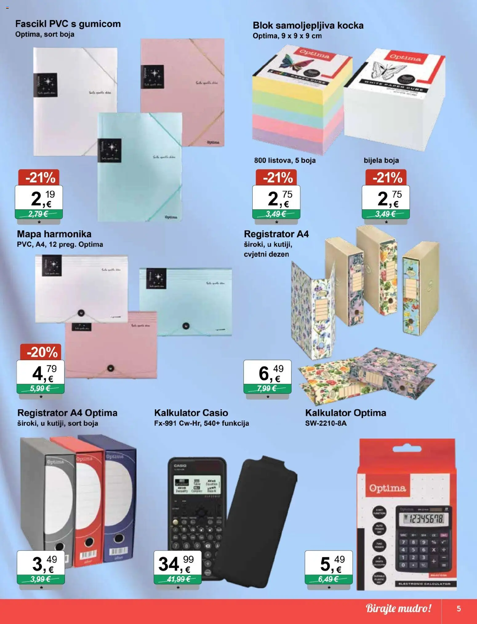 KTC katalog | vrijedi od 14.01.2026 | Stranica: 5 | Proizvodi: Registrator, Fascikl, Kalkulator